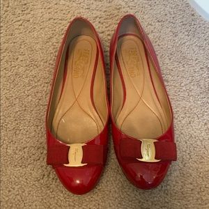 Salvatore Feragamo Red Shoes